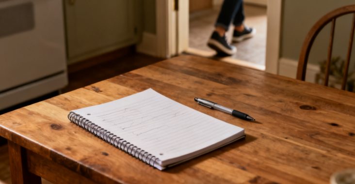 A Two-Minute Note Title Formula That Improves Search Later — desk scene