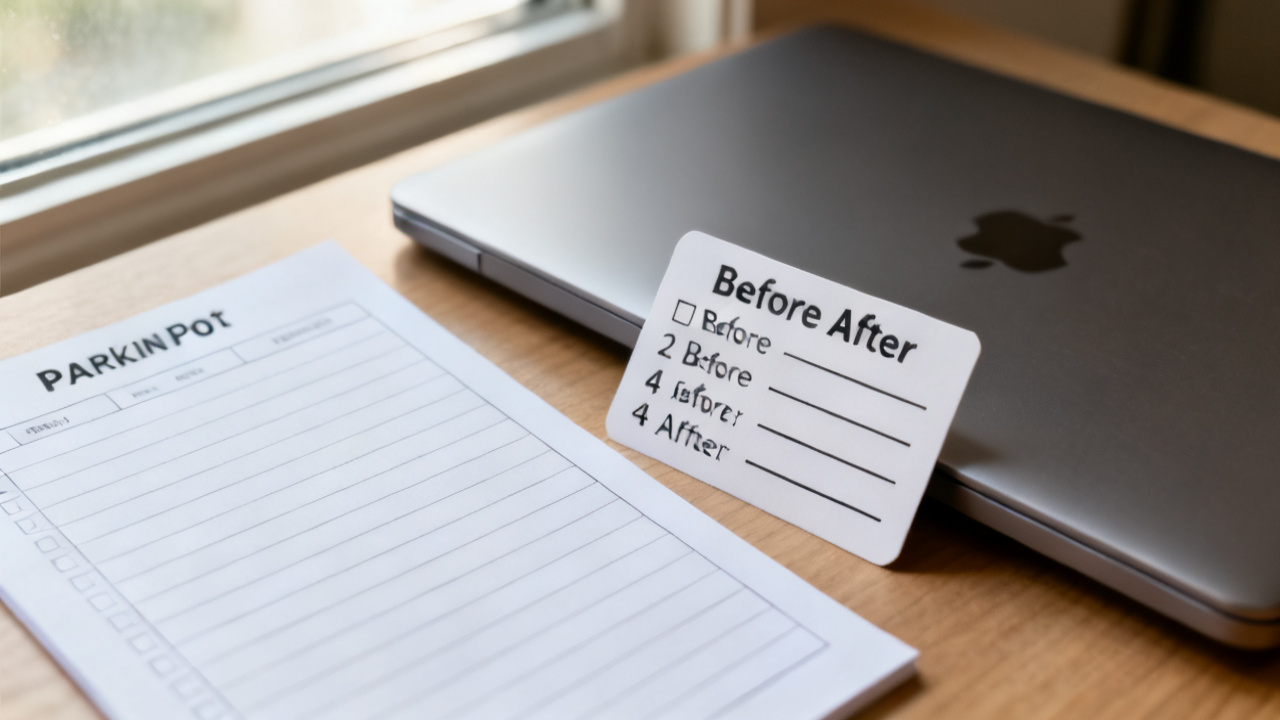 A Two-Minute Note Title Formula That Improves Search Later — desk detail