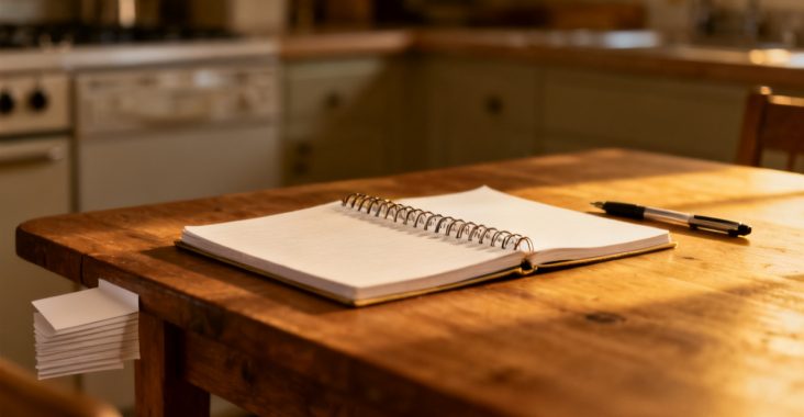 Build a Personal FAQ Note for Questions You Answer Weekly — desk scene