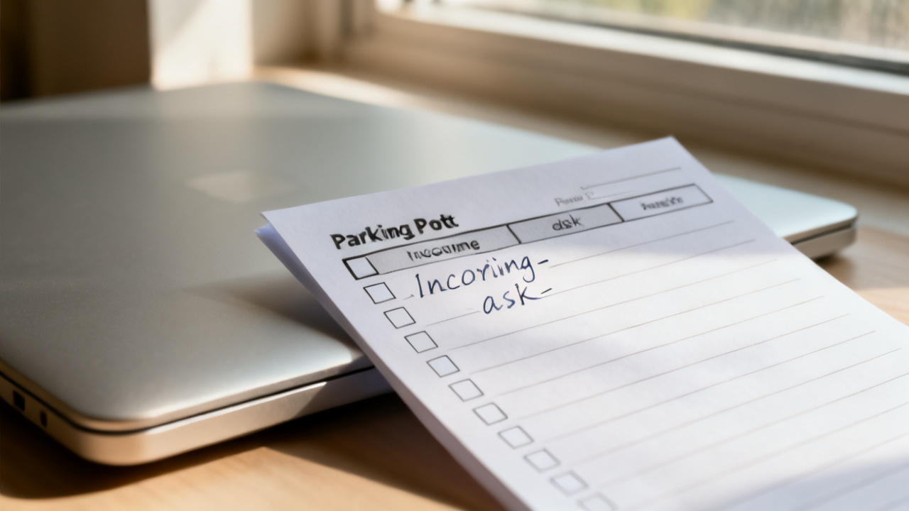 A Do / Schedule / Ask / Drop Card for Incoming Asks — desk detail