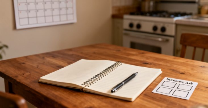 A Do / Schedule / Ask / Drop Card for Incoming Asks — desk scene