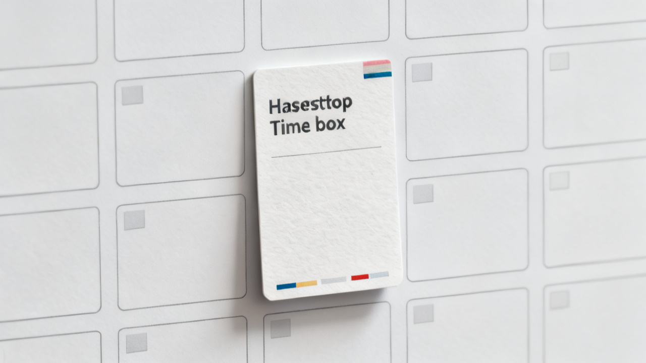 Timebox Research So Analysis Does Not Become Delay — desk detail