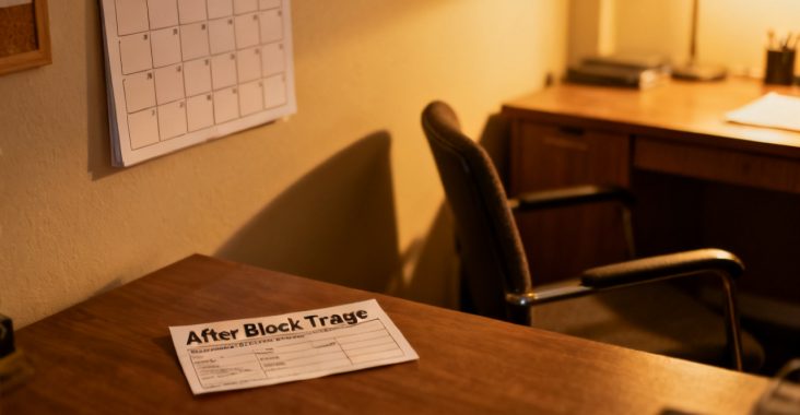 A Paper Parking Lot for Interruptions During Focus — desk scene